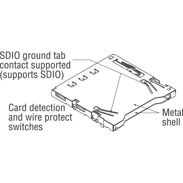 AXA2R73061T Panasonic Electric Works  PC Card Sockets